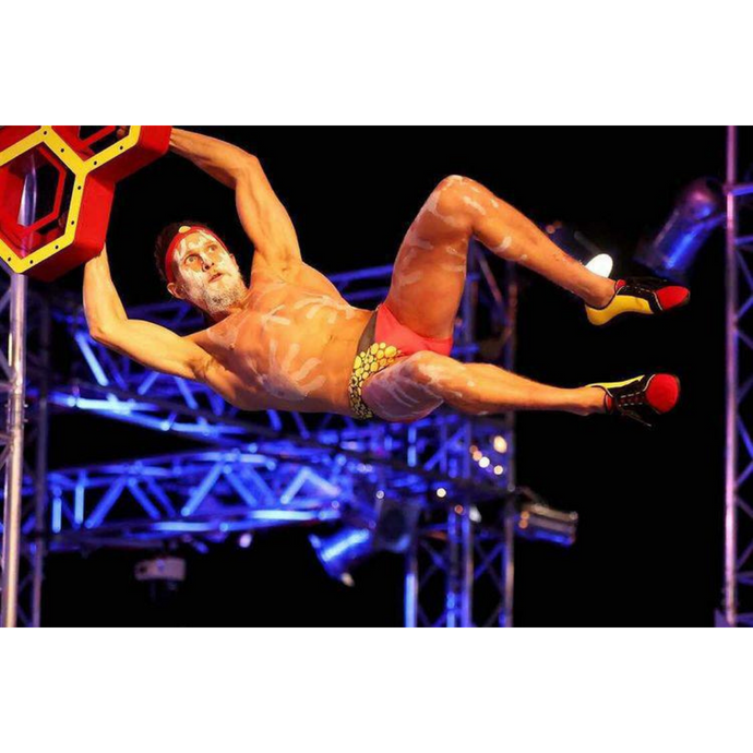 Jackie Wilson spreads his wings in leguanos at Australian Ninja Warrior